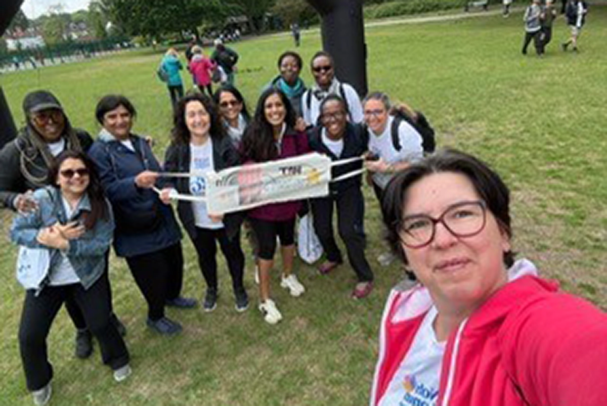 Staff on the Big Fun Walk